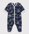 Baby Jungen Strampler blau SMOKING/weiss ECUME