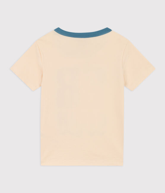 Kurzärmeliges Kinder-T-Shirt aus Baumwolle für Jungen weiss AVALANCHE/ MULTICO