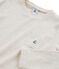 Langärmeliges Kinder-T-Shirt Jungen beige MONTELIMAR CHINE