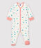 Baby-Strampler aus Double-Face-Jersey mit buntem Katzen-Motiv weiss MARSHMALLOW/weiss MULTICO
