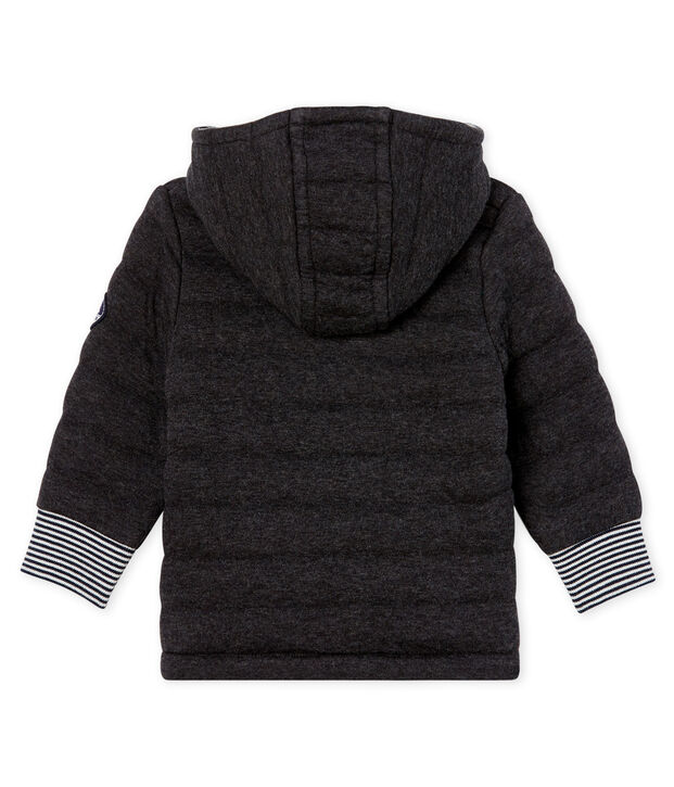 Baby-Jacke aus gestepptem Doppeljersey mit Rei&szlig;verschluss f&uuml;r Jungen grau