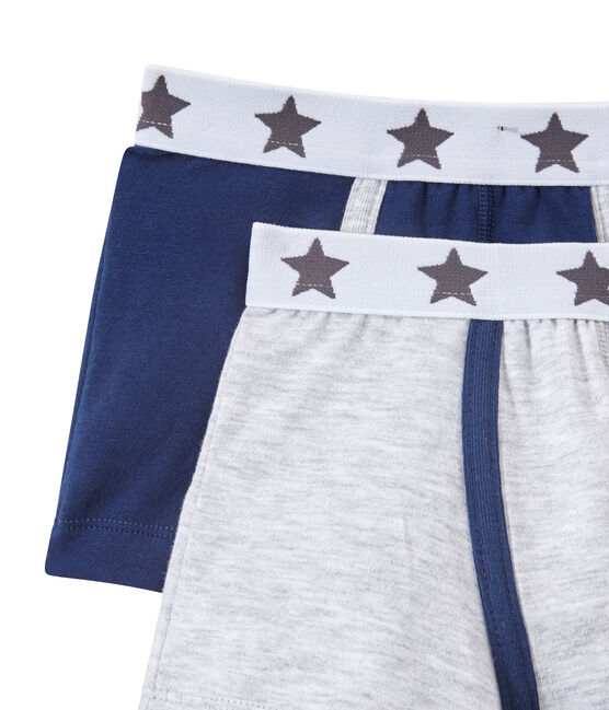 Jungen-Boxershorts im 2er-Set weiss LOT
