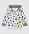 Baby-Sweatshirt aus Molton. grau BELUGA/weiss MULTICO