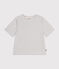 Damen-T-Shirt "Le Boxy" aus Doppejersey weiss AVALANCHE/ SKY CHINE