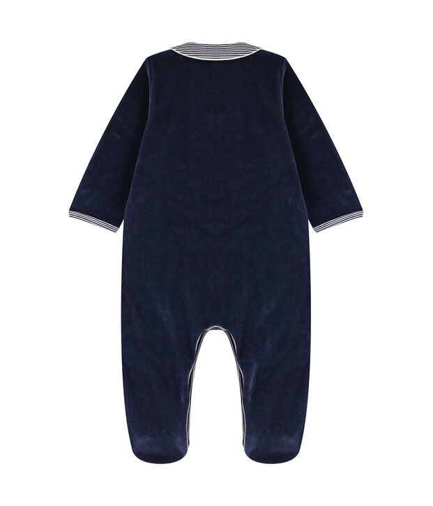Baby-Strampler mit Samtkragen SMOKING