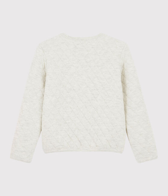 Schlauch-Cardigan für Mädchen beige MONTELIMAR CHINE