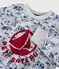 Kinder-Sweatshirt aus Molton für Jungen grau POUSSIERE/weiss MULTICO