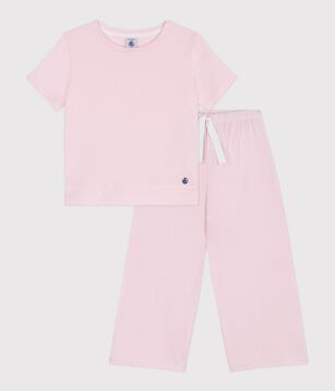 Petit Bateau A0Ata Baby Girls Long Sleeve Pyjamas