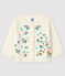 Langärmeliger Baby-Cardigan für Mädchen weiss MARSHMALLOW