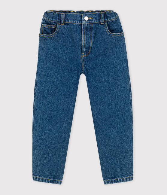 Umweltverträgliche Kinderhose aus Baumwolle für Jungen blau BLEU DELAVE