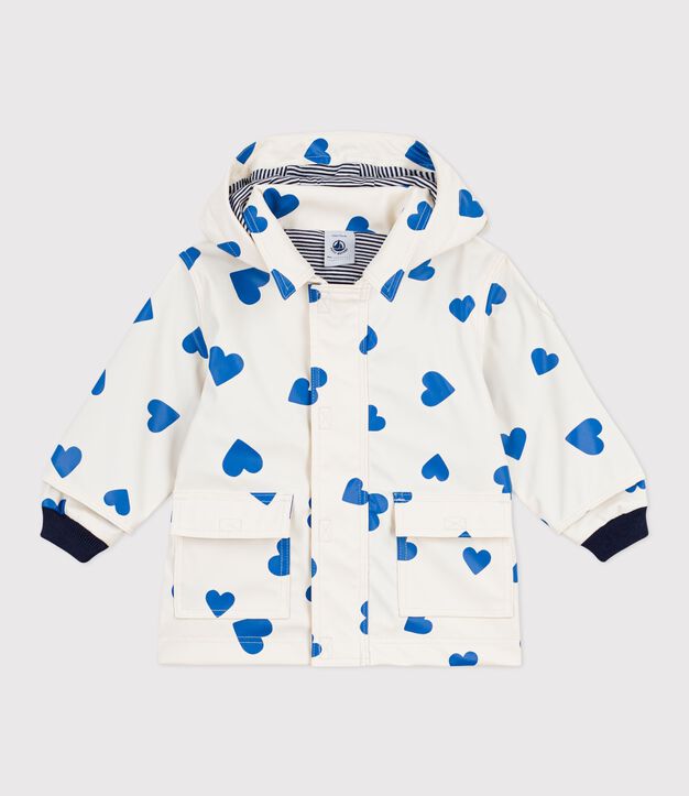 Ikonische Baby-Regenjacke blau/blau