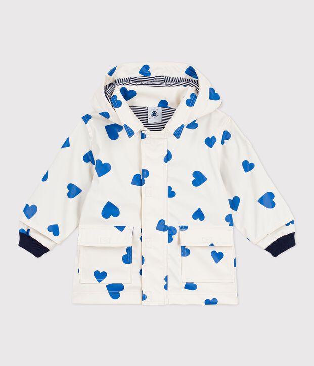 Ikonische Baby-Regenjacke blau/blau