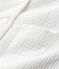 Baby-Festtagsjacke aus Cotton-Rich-Material für Mädchen weiss MARSHMALLOW