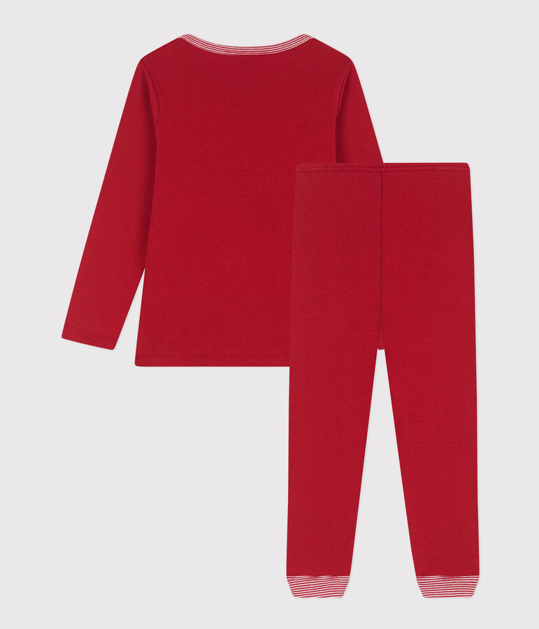 Pyjama aus Baumwolle rot