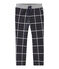 Strickhose mit Karomuster für Jungen schwarz CITY/blau SMOKING/ MARSHMALLOW