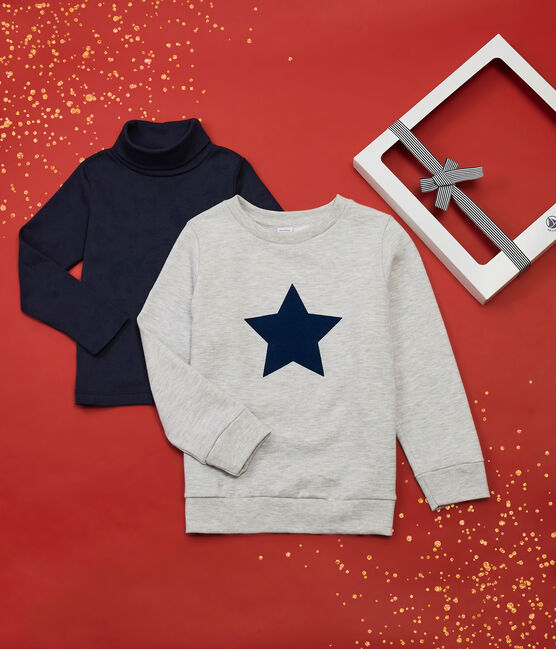 Geschenkset mit einem Sweat und einem Unterziehpulli für Mädchen und Jungen variante 1