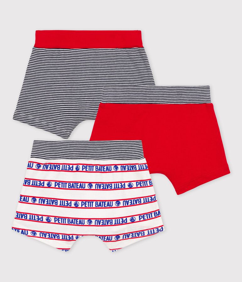 3er-Set Boxershorts aus Baumwolle f&uuml;r Jungen vielfarbig