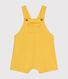 Kurze Baby-Latzhose aus leichtem Molton