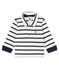 Baby Jungen Polohemd mit Marinestreifen weiss MARSHMALLOW/blau SMOKING