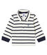 Baby Jungen Polohemd mit Marinestreifen