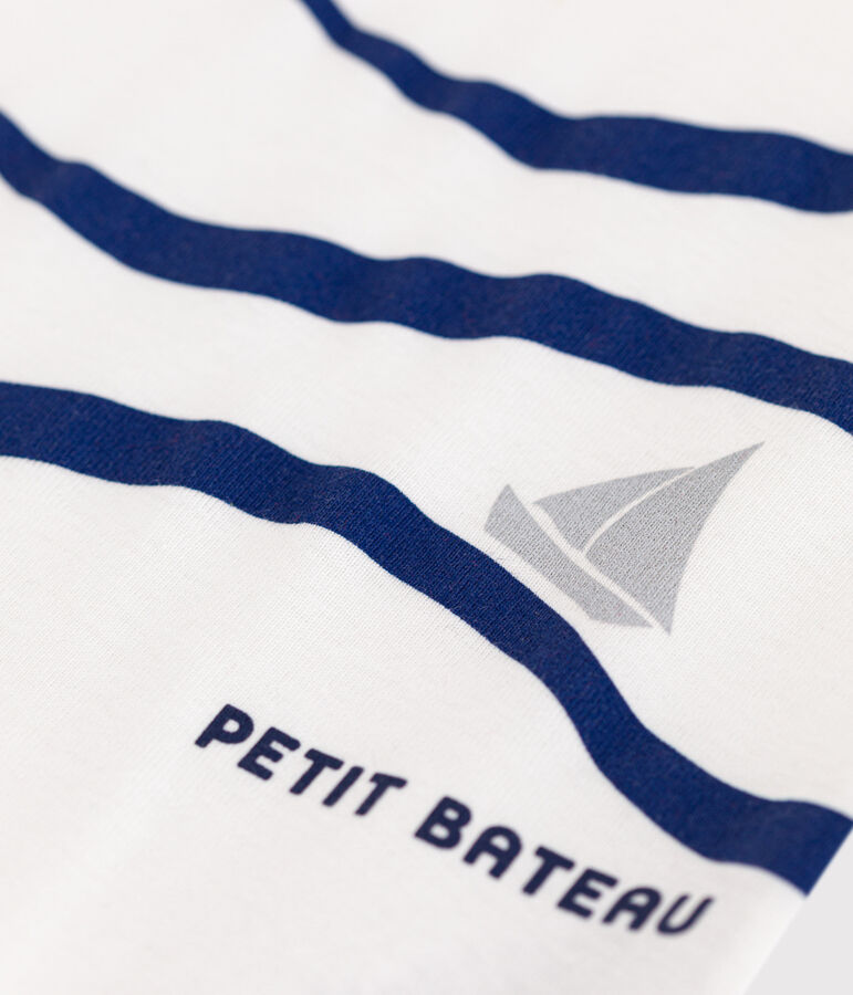 Kurz&auml;rmeliges T-Shirt aus Baumwolle f&uuml;r Kinder weiss