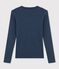 Klassisches Damen-T-Shirt aus Baumwolle mit Rundhalsausschnitt CHINE CHINE