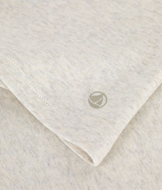 Lang&auml;rmeliges Damen-T-Shirt aus einfarbiger Baumwolle MONTELIMAR CHINE