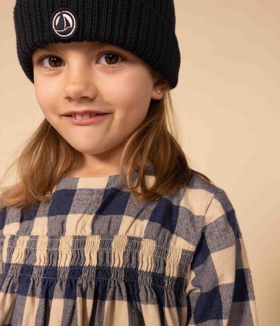 Kinderkleid aus Baumwoll-Flanell mit Karomuster für Mädchen INCOGNITO/ AVALANCHE
