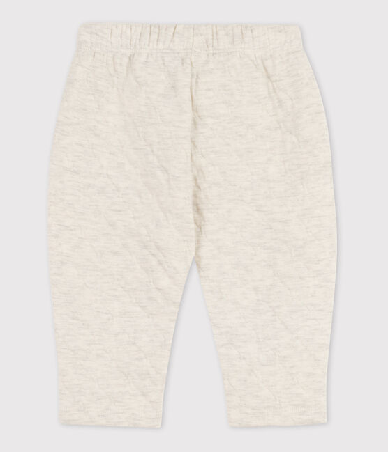 Baby-Hose aus gestepptem Doppeljersey beige MONTELIMAR CHINE