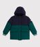 Kinder-Winterjacke im Colorblock gr&uuml;n/blau