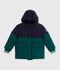 Kinder-Winterjacke im Colorblock gr&uuml;n/blau