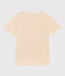 Kurzärmeliges Kinder-T-Shirt aus Baumwolle für Jungen naturfarben AVALANCHE