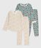 Set Kinder-Pyjamas aus bedruckter Baumwolle  variante 1