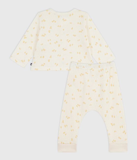 2-teiliges Baby-Set aus Baumwolle mit Kükenmotiv MILK/ MULTICO