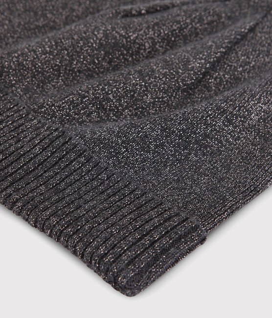 Glänzende Mütze für Damen schwarz CITY/grau ARGENT