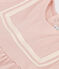 Kurzärmeliges Baby-Kleid im Matrosenstil aus Bio-Baumwolle rosa SALINE