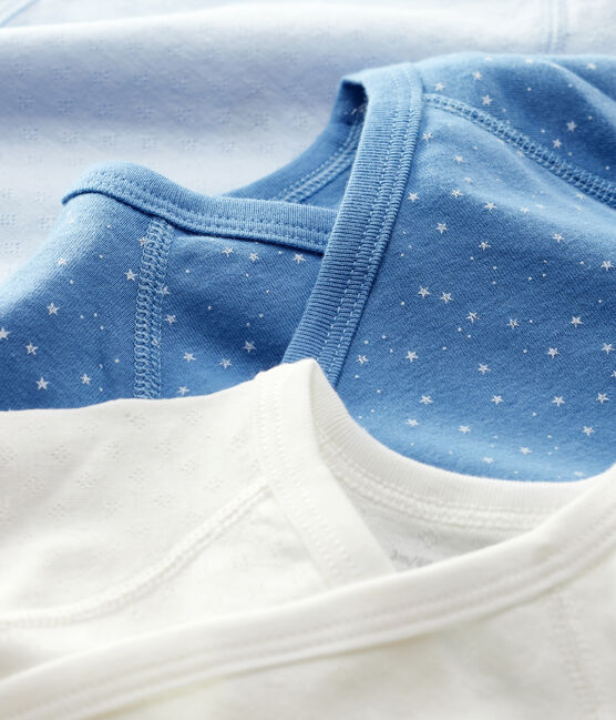 3er-Set langärmelige Baby-Bodys aus Bio-Baumwolle im Kimono-Schnitt variante 2