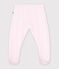 Pantalon &agrave; pied naissance en coton uni BARELY
