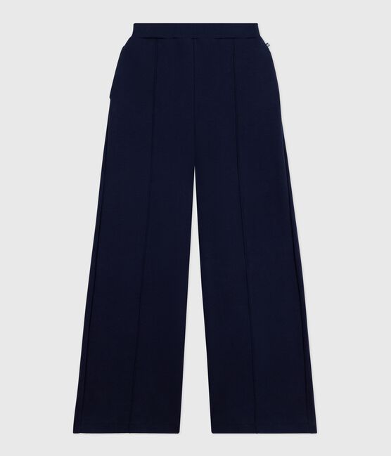 Damen-Hose aus Baumwolle blau SMOKING