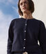 Damen-Cardigan aus dicker Baumwolle mit Druckknöpfen