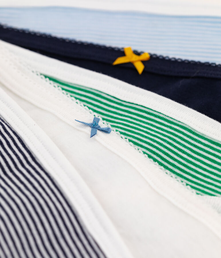 Multipack mit 5 Damen-Slips aus Baumwolle vielfarbig