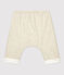 Baby-Hose aus Bio-Baumwollflanell beige