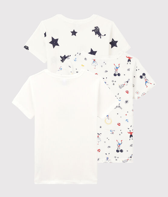 3er-Set kurzärmelige T-Shirts mit festlichem Aufdruck für Jungen variante 1