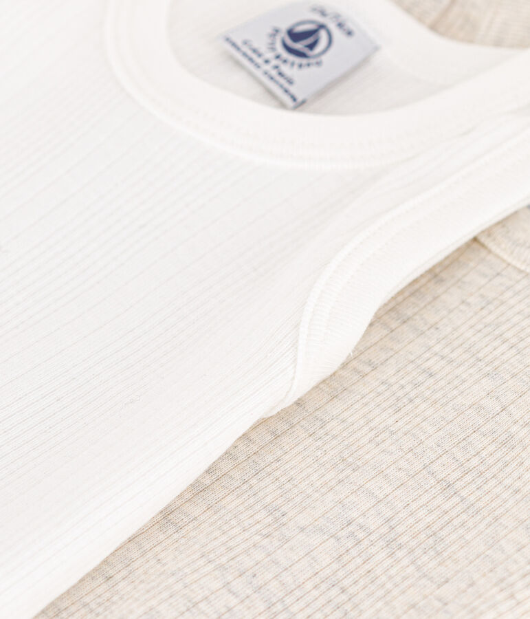 2er-Set &auml;rmellose Baby-Body aus Baumwolle vielfarbig