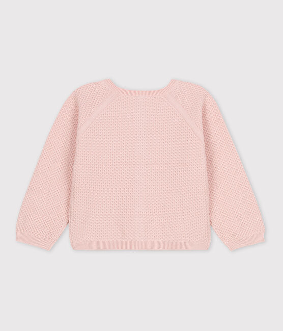 Kinder-Cardigan aus Baumwolle für Mädchen rosa SALINE