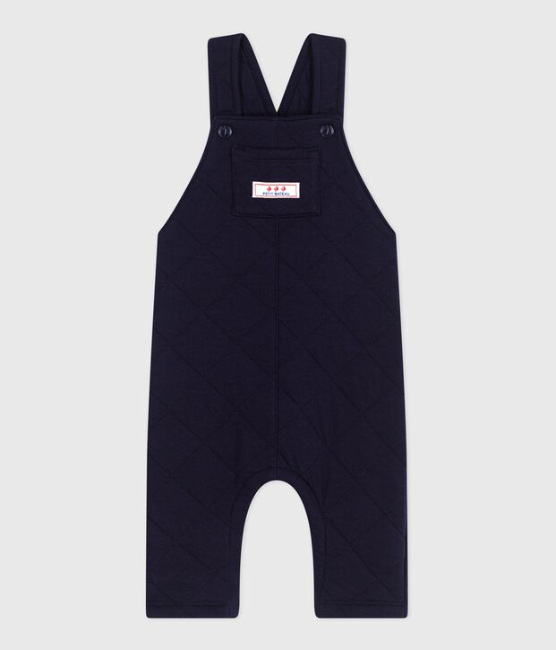 Langbeinige Baby-Latzhose aus dickem Jersey, einfarbig SOIR