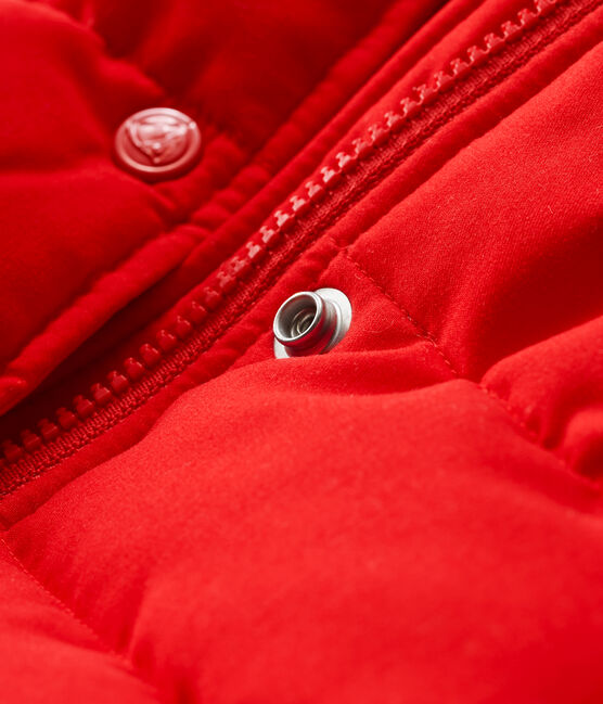 Baby-Jacke aus Mikrofaser für Mädchen rot TERKUIT