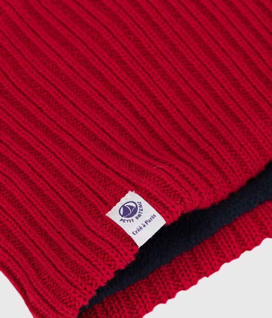 Baby-Schlauchschal aus Strickgewebe, mit recyceltem Fleece gefüttert STOP