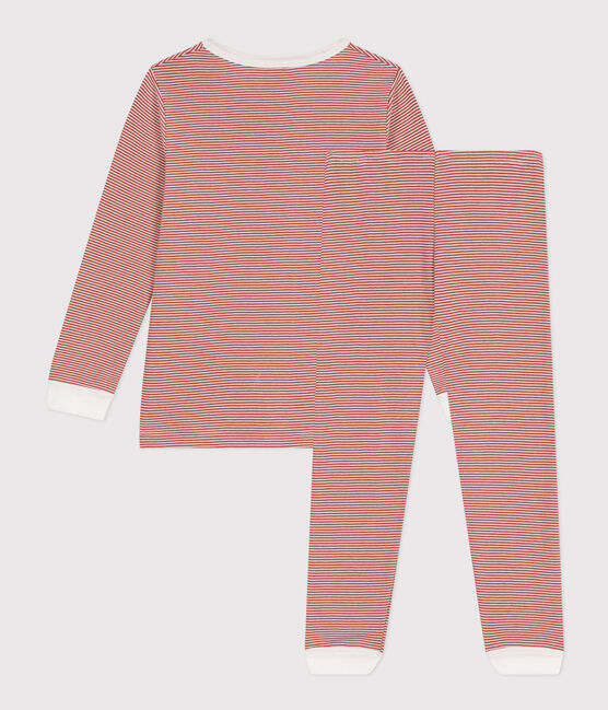Gestreifter Kinderpyjama aus Baumwolle FAMEUX/ MARSHMALLOW