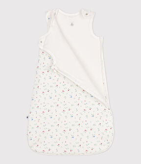 Babyschlafsack aus Baumwolle mit Frucht-Motiv TOG-Wert 2  weiss MARSHMALLOW/weiss MULTICO